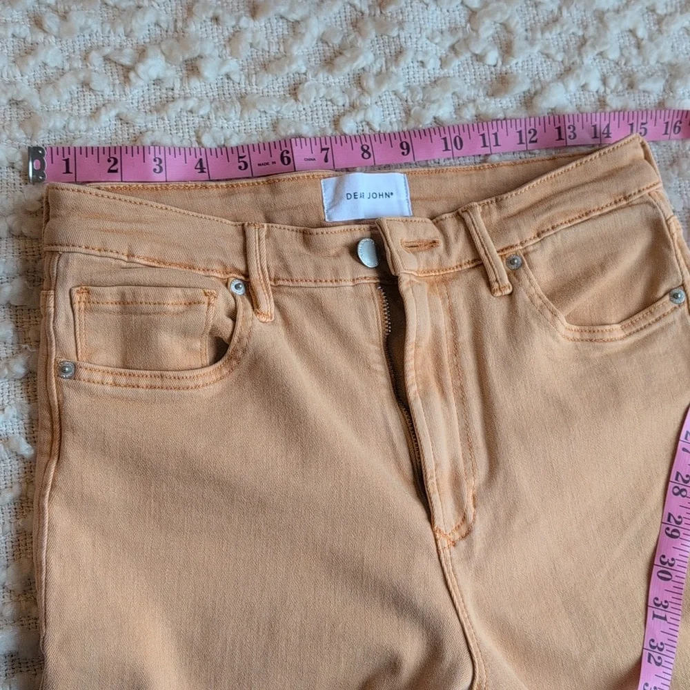 Dear John Washed Orange Sunflower Wide Leg 29 Waist Fiona High Rise - Picture 10 of 14